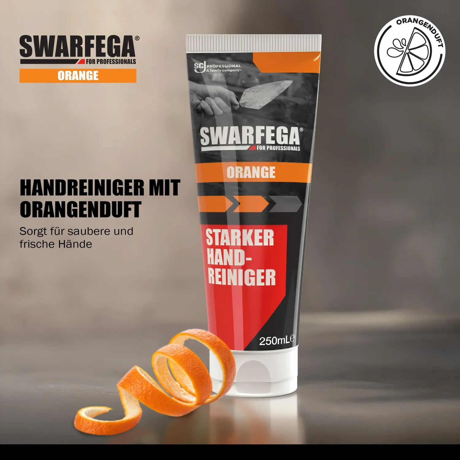 SC Johnson Swarfega Orange Handreiniger 250ml Tube Orange