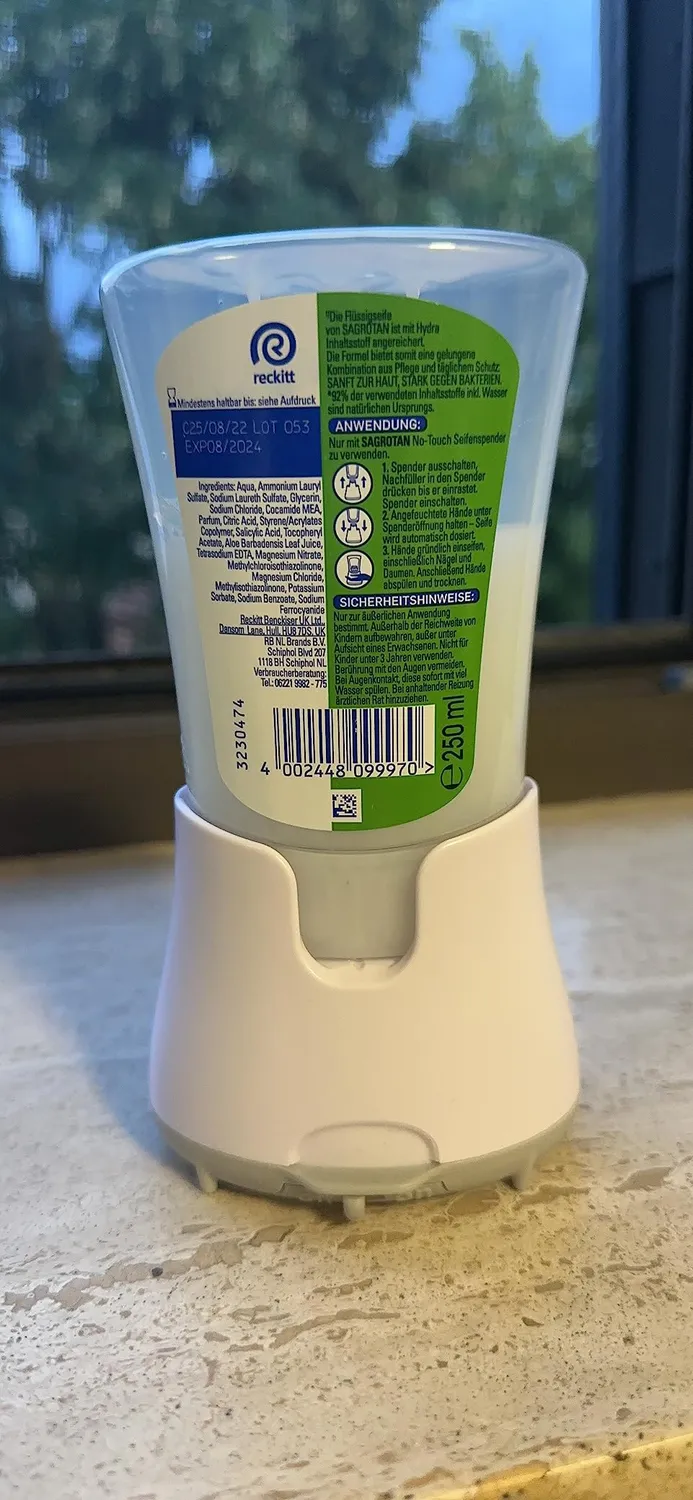 Sagrotan No-Touch Seifenspender Weiß Set 2x250ml Aloe Vera