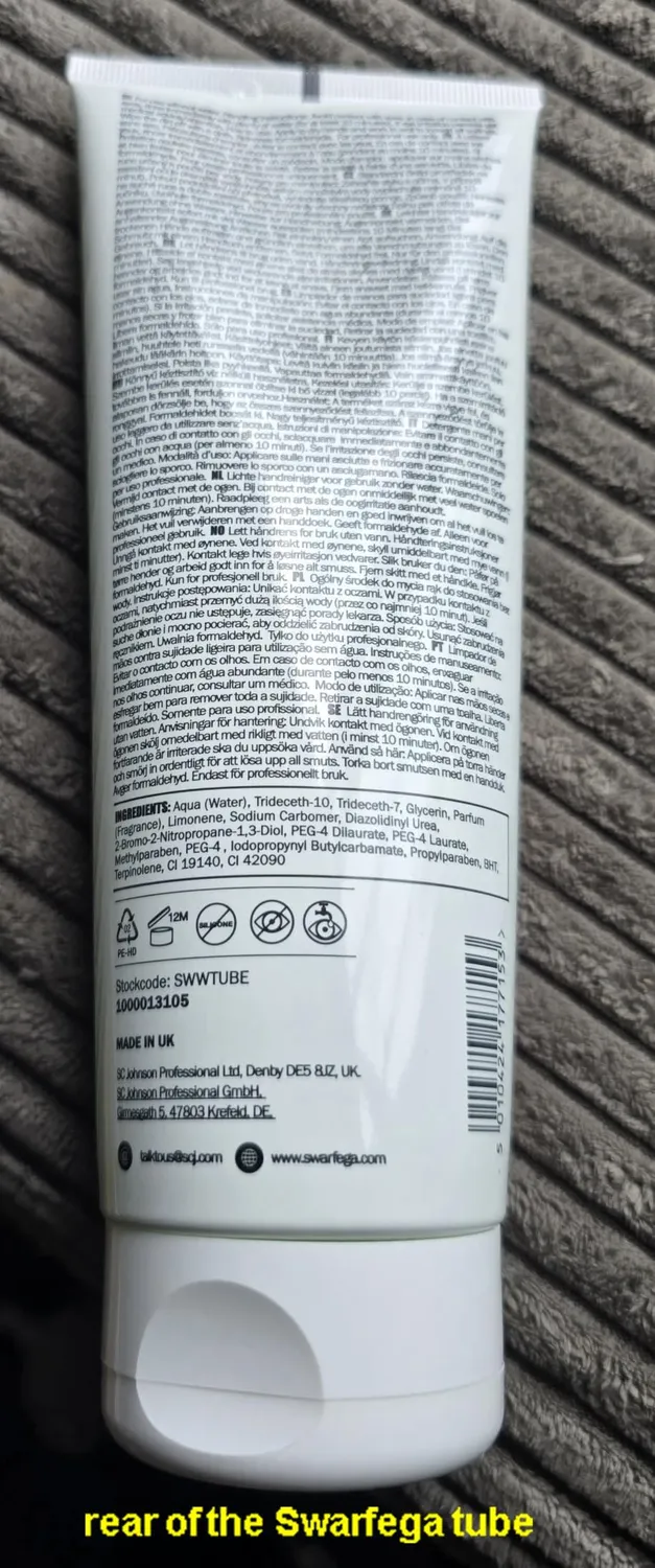 SC Johnson Swarfega Wash & Wipe Handreiniger 225 ml Limette
