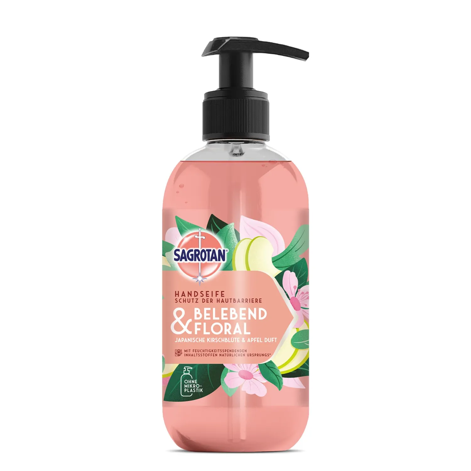Sagrotan Hygieneseife Belebend Floral 5x300ml Kirschblüte
