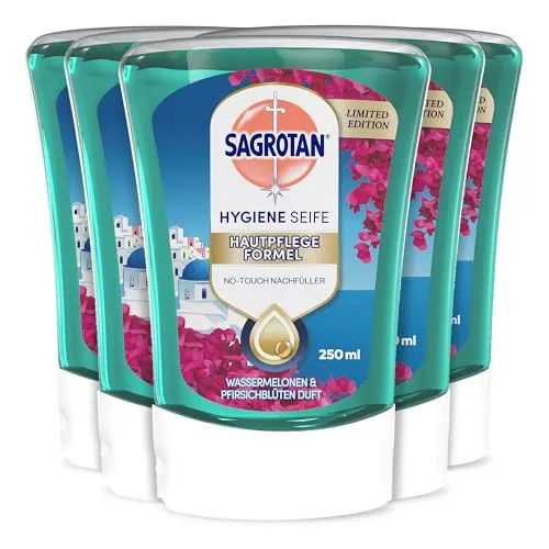 Sagrotan No-Touch Nachfüller Floral Coast 5x250ml Seife
