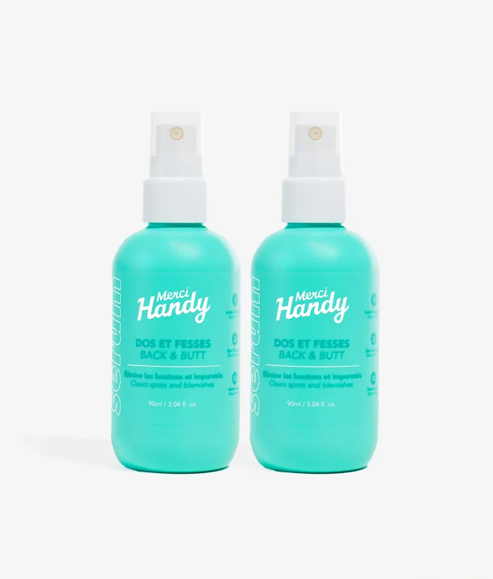 Merci Handy Dos & Fesses Körperserum 2er Pack für unreine Haut