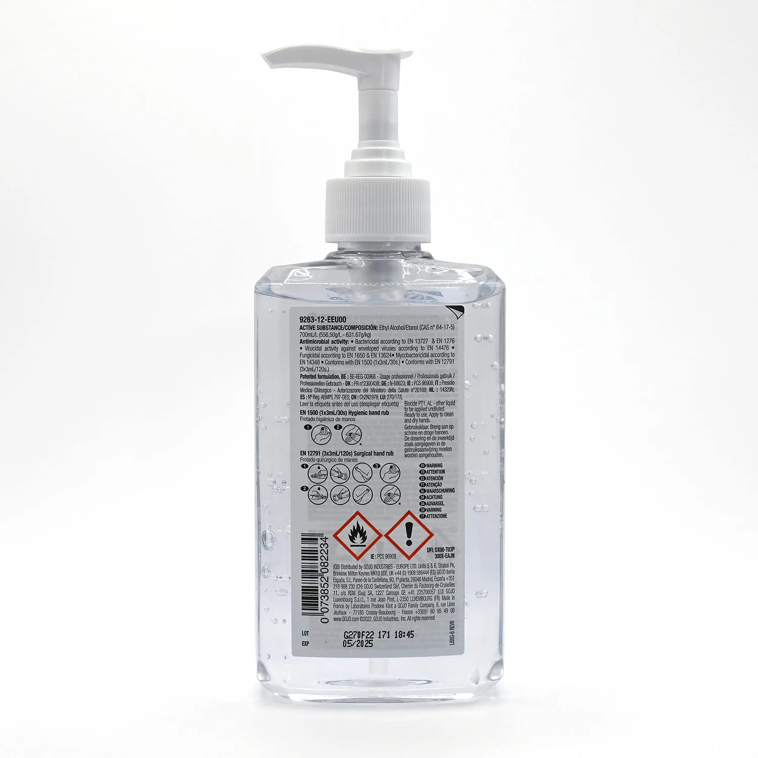 Purell Advanced Händedesinfektionsmittel 6x300 ml unparfümiert