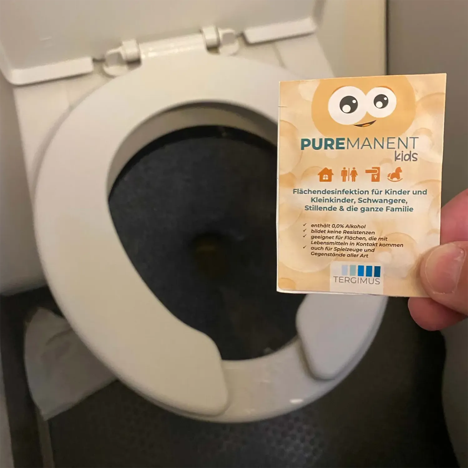 Puremanent Kids Desinfektionstücher alkoholfrei für Kinder