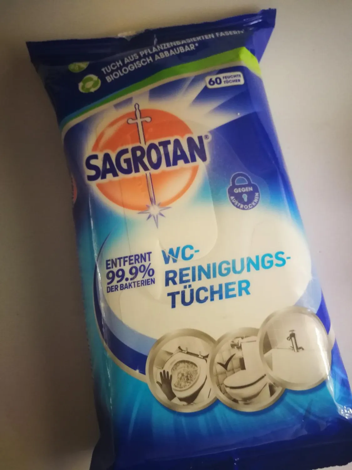 Sagrotan WC-Reinigungstücher Tücher 6x60 Stück Abbaubar
