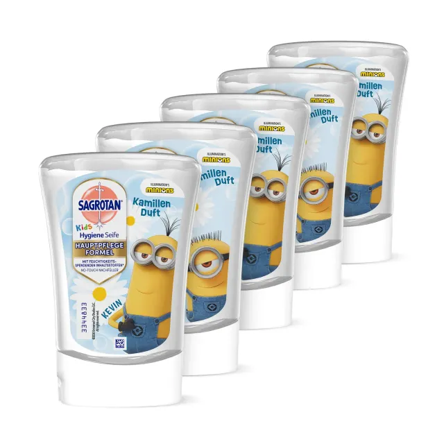 Sagrotan No-Touch Kids Nachfüller Kamille 5x250ml Schaum-Seife