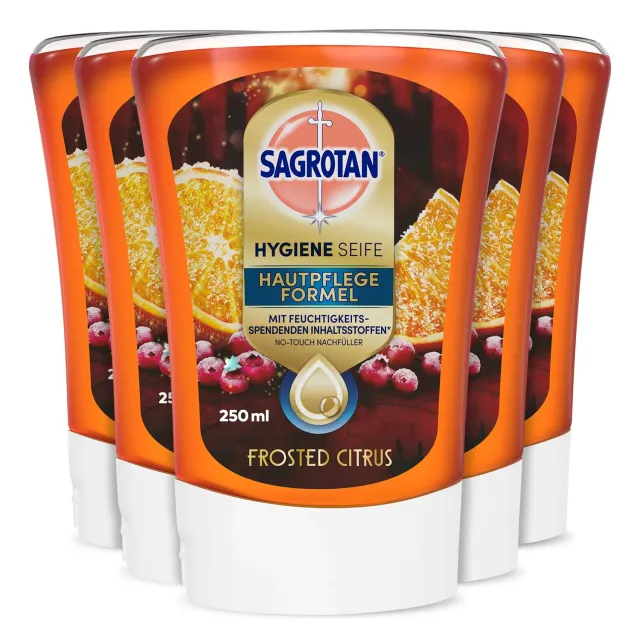 Sagrotan Frosted Citrus Nachfüllung 5x250ml No-Touch