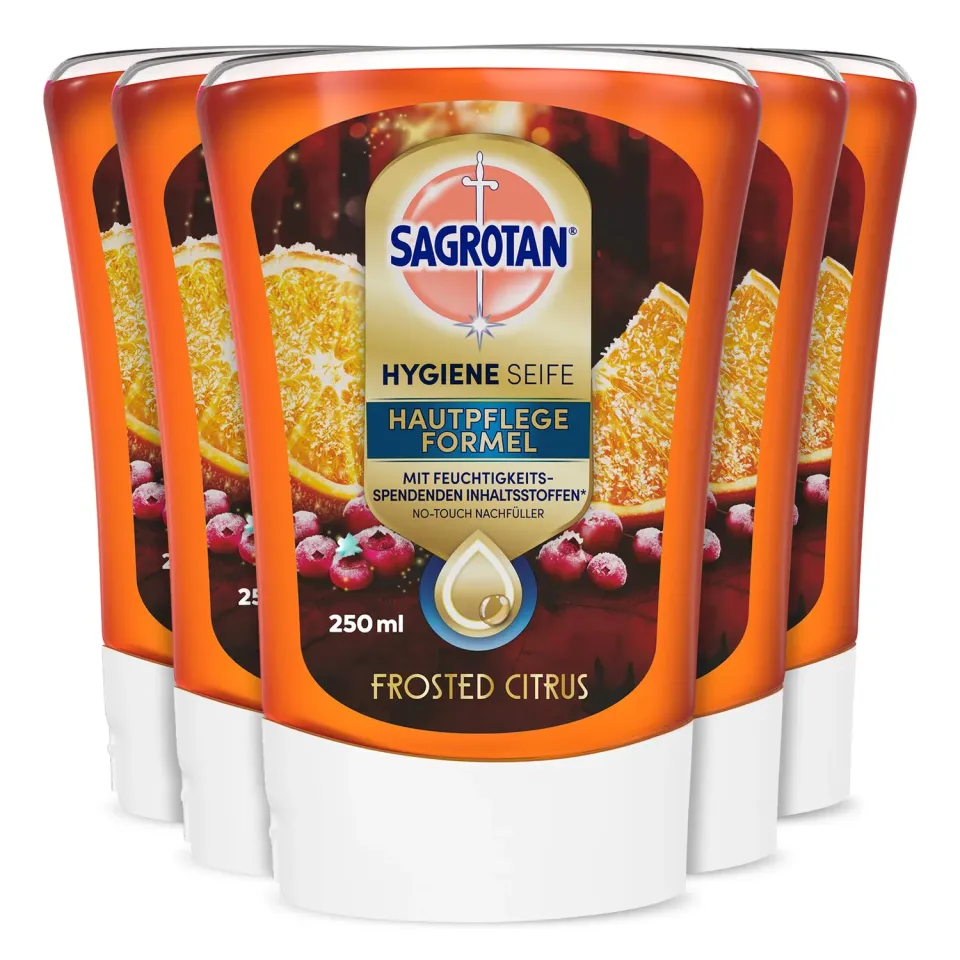 Sagrotan Frosted Citrus Nachfüllung 5x250ml No-Touch