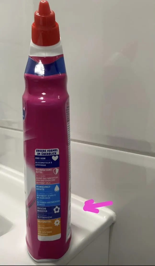 Sagrotan WC-Reiniger Blütenfrische WC-Gel 750 ml Antischmutzfilm