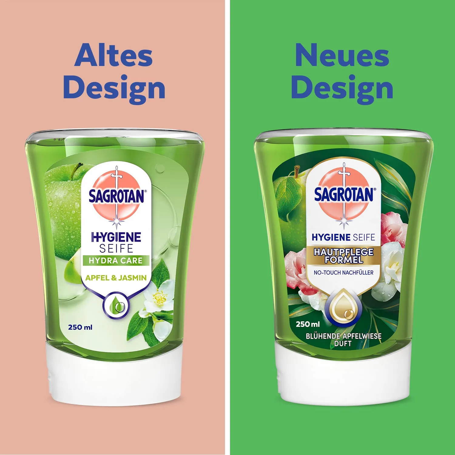 Sagrotan No-Touch Nachfüller Handseife Apfelwiese 5x250ml