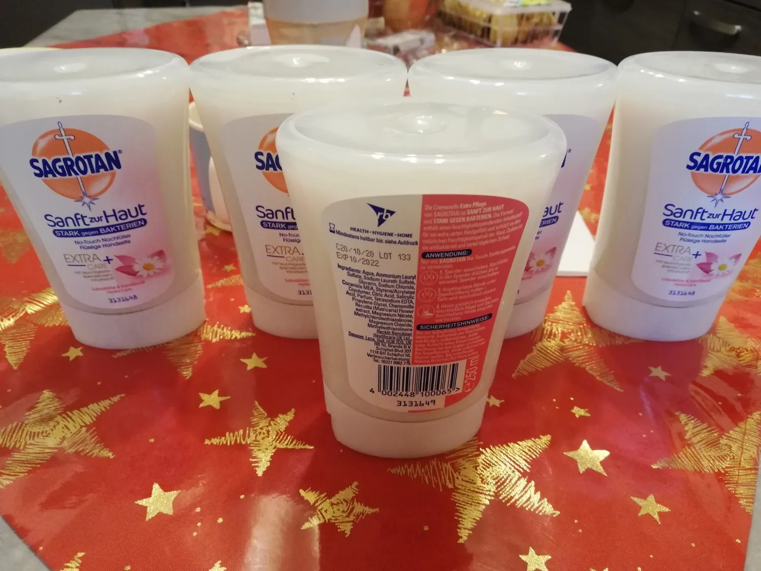 Sagrotan No-Touch Flüssigseife Kamille 5x250ml Nachfüller