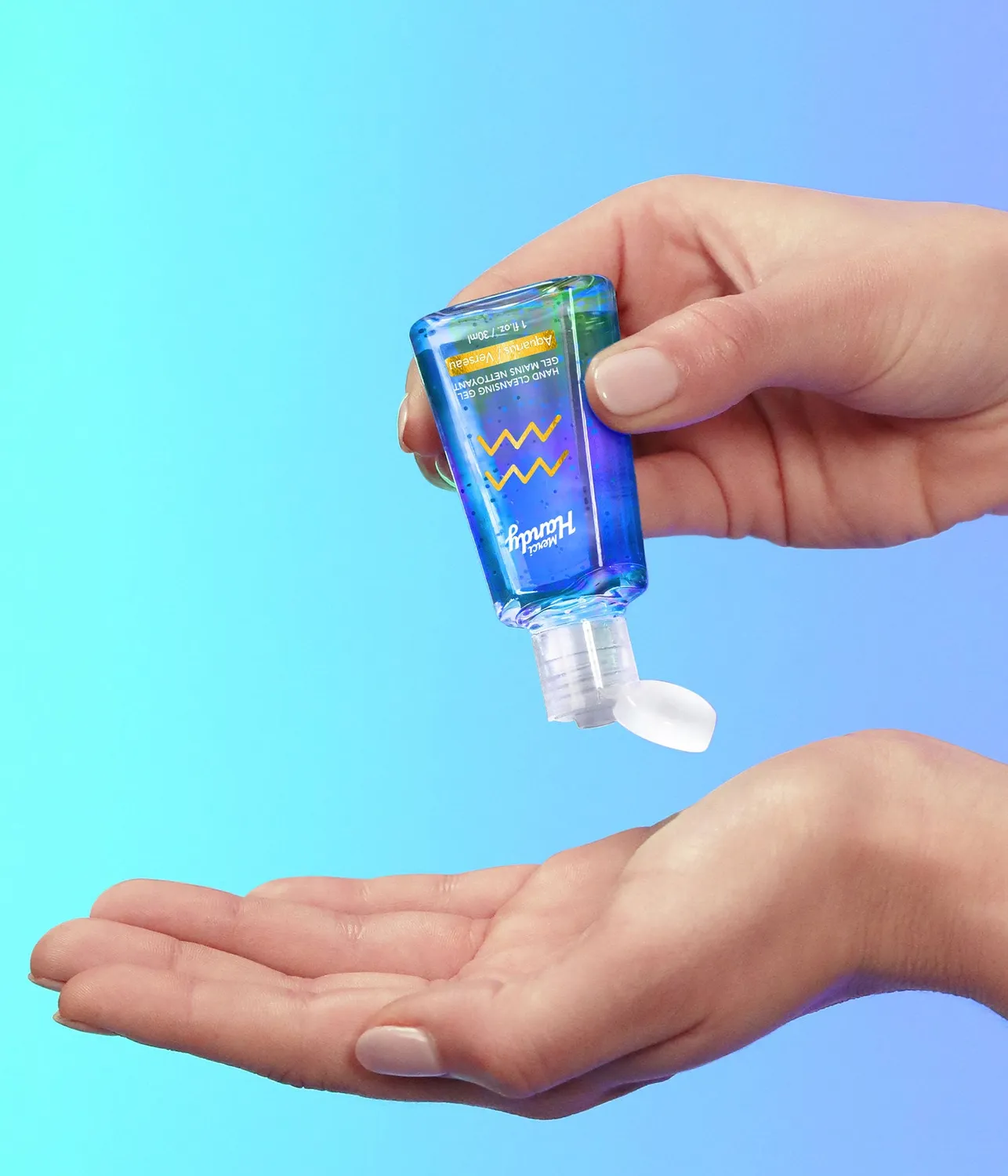 Merci Handy Verseau Handreinigungsgel Wassermann fruchtig