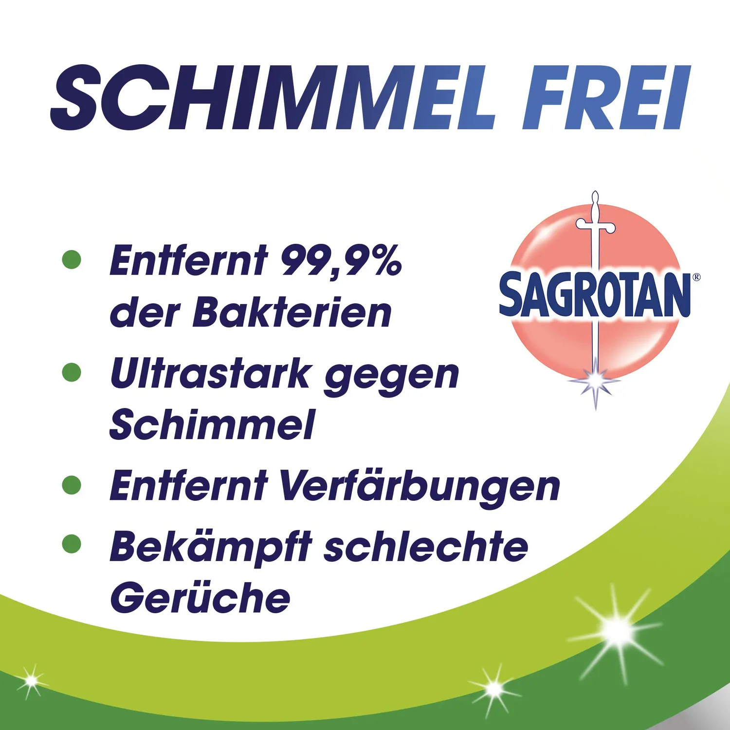 Sagrotan Schimmel Frei Schimmelentferner Spray 750ml mit Chlor