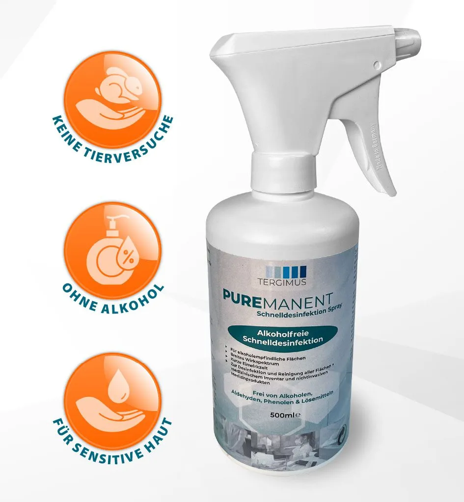 Puremanent Schnelldesinfektion Flächendesinfektion 500 ml alkoholfrei