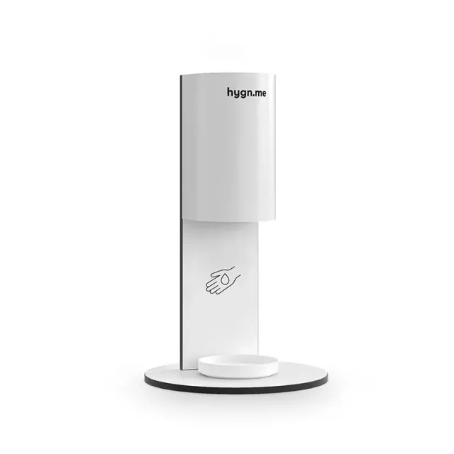hygn.me Station 3 Desk Tischspender weiß berührungslos