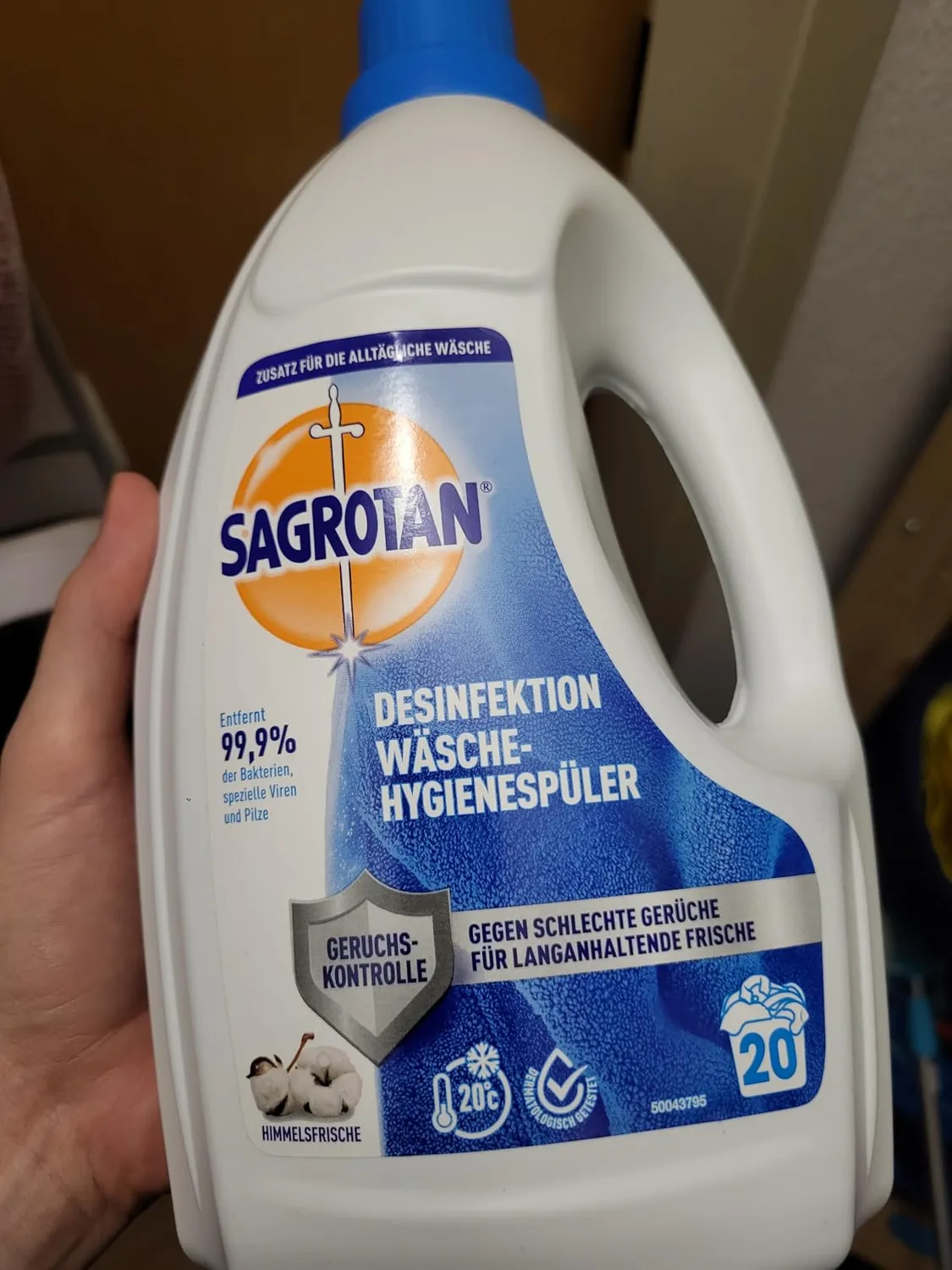 Sagrotan Himmelsfrische Wäsche-Hygienespüler Nachfüller 5x1,2L