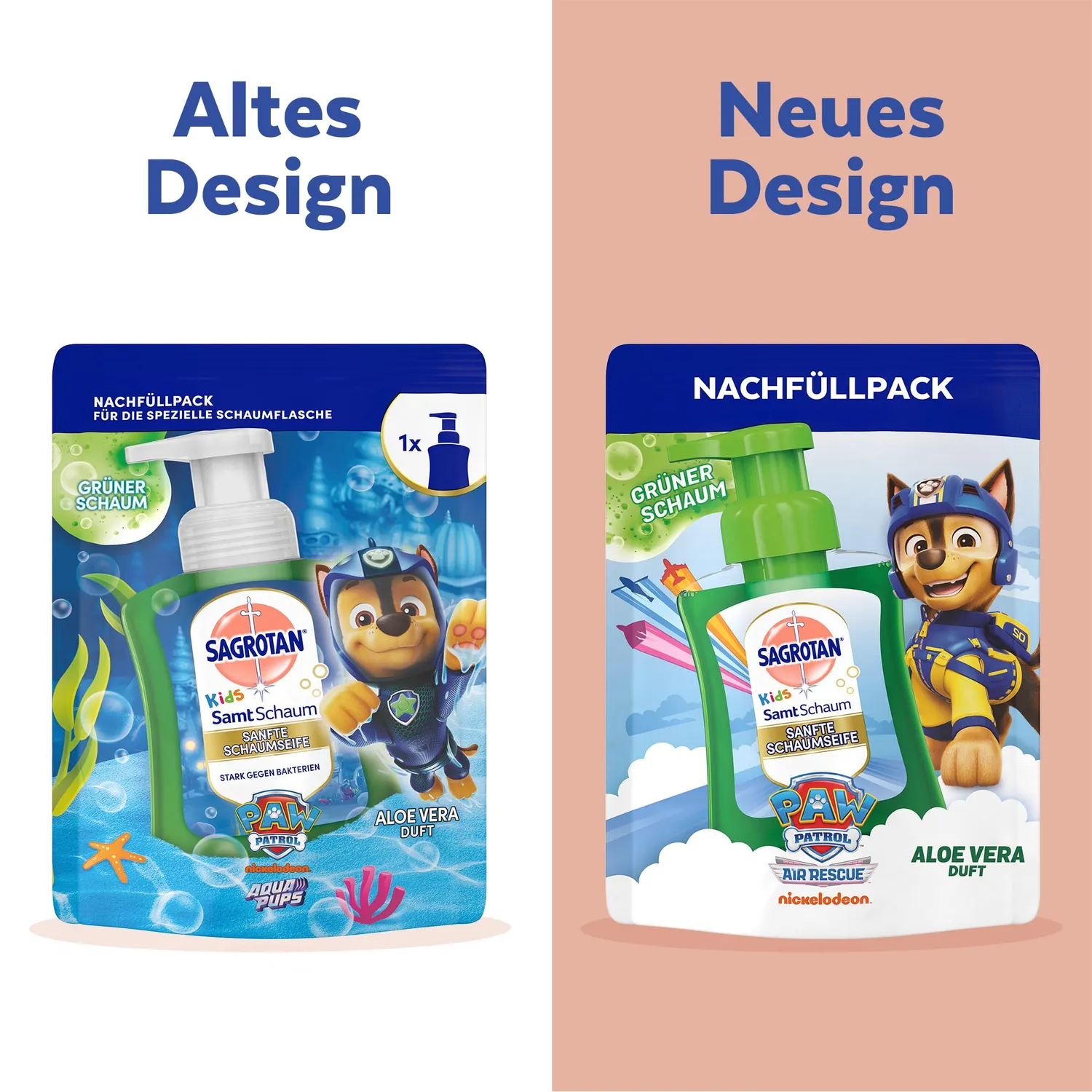 Sagrotan Kids Schaumseife Aloe Vera 8x250ml Paw Patrol