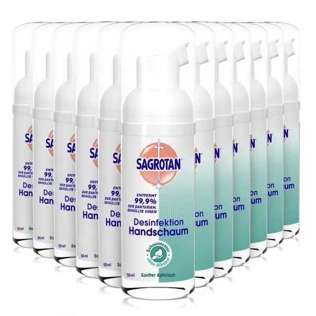 Sagrotan Desinfektion Handschaum 12x50ml alkoholfrei