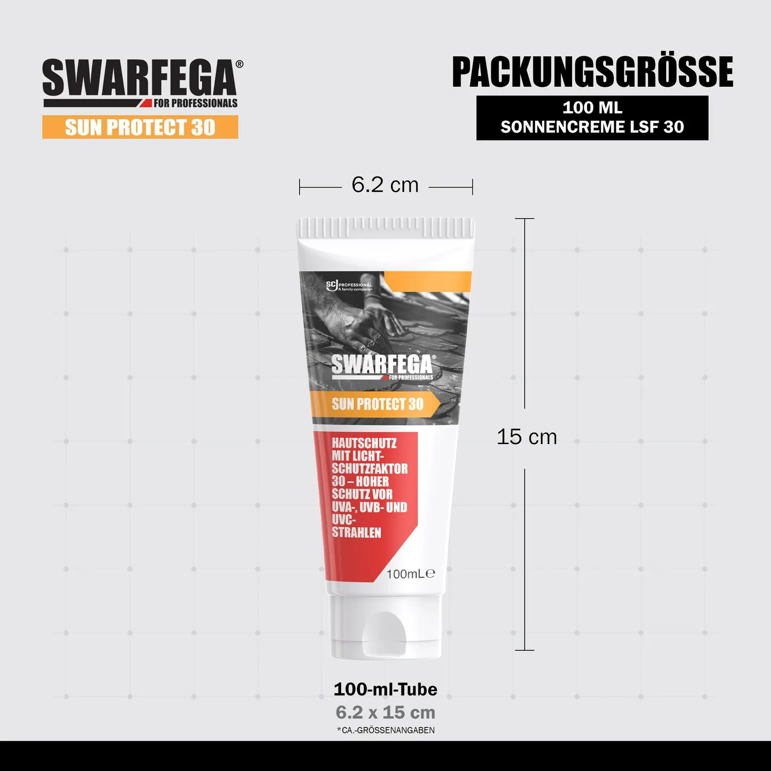 Swarfega Sun Protect Sonnencreme SPF30 100ml wasserfest