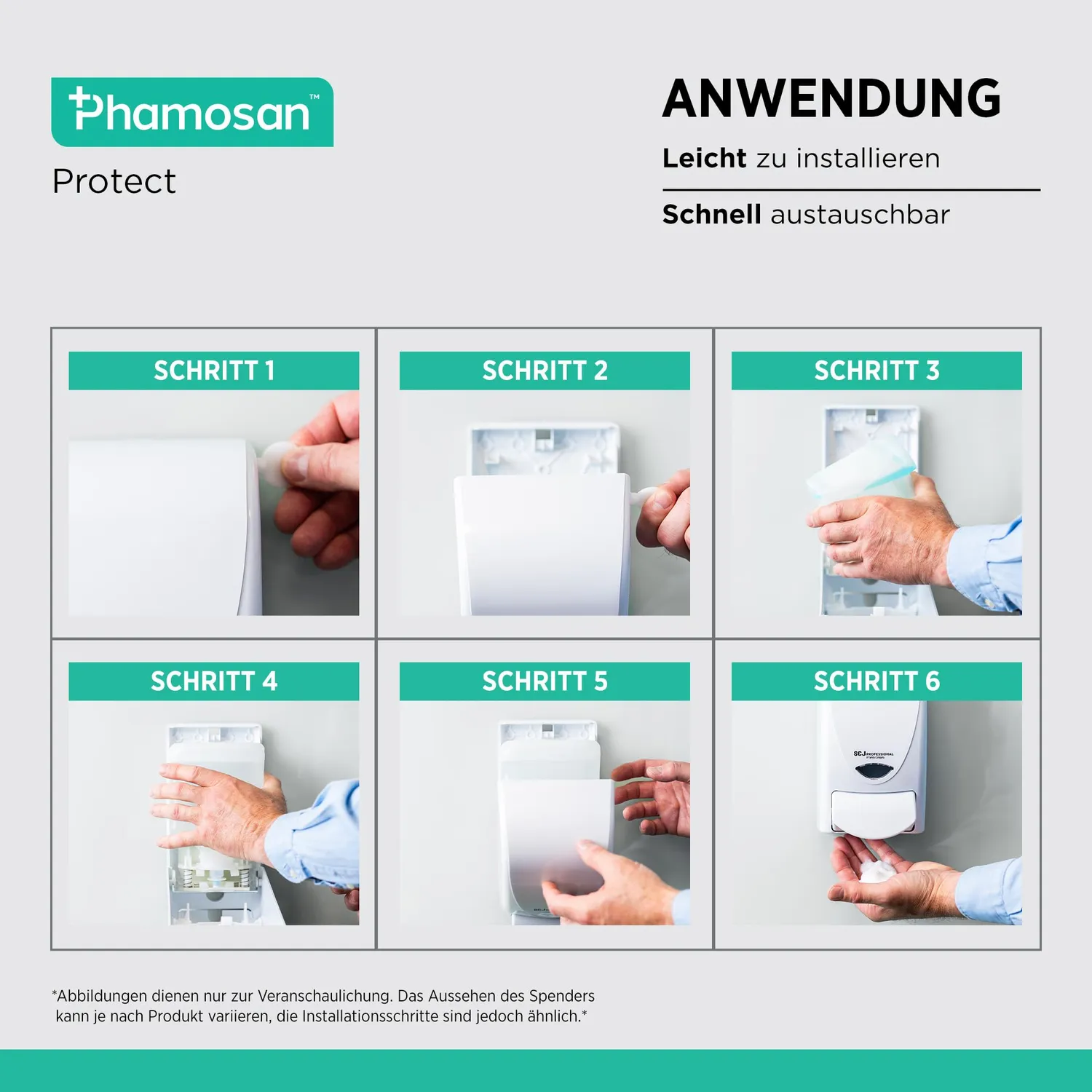 SC Johnson Stokoderm Phamosan Protect Creme 1 L parfümfrei