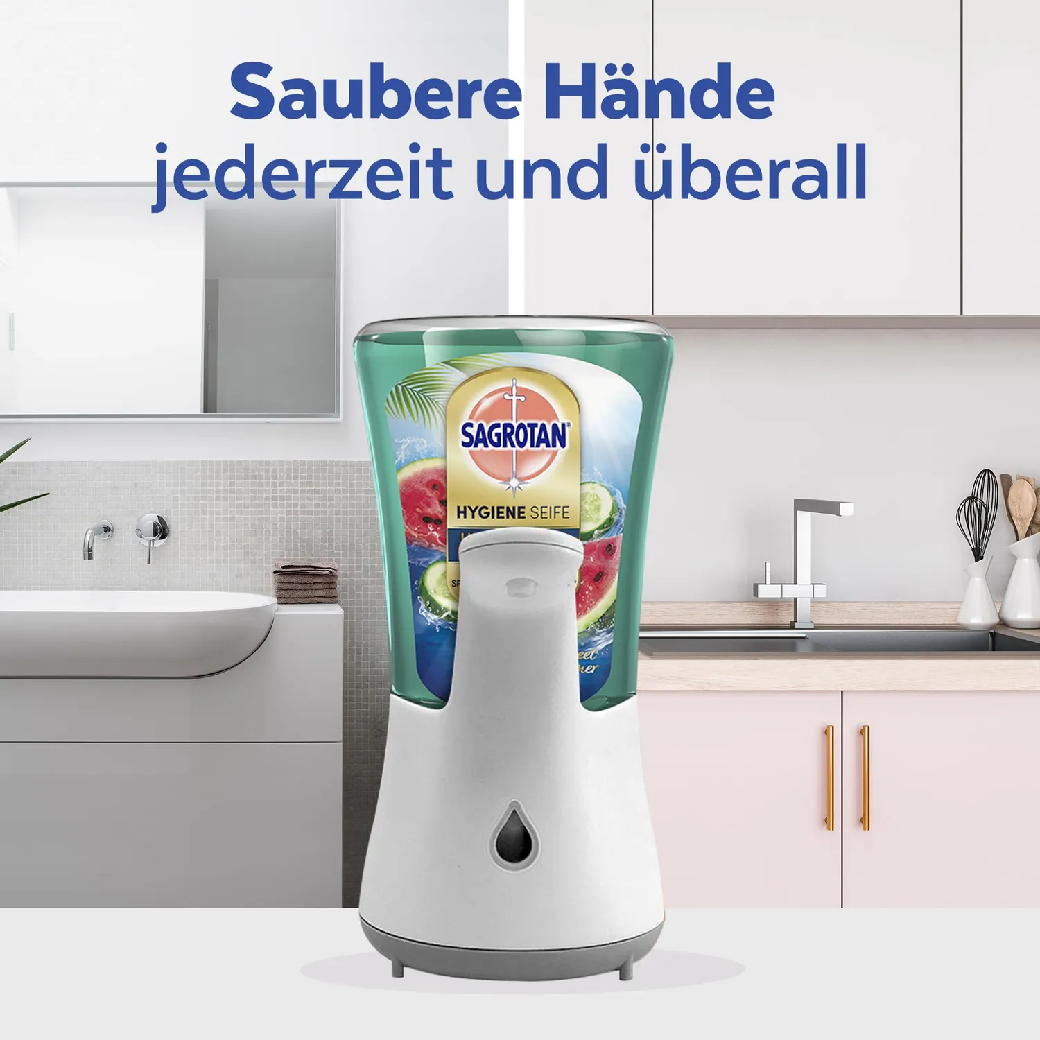Sagrotan No-Touch Nachfüller 5x250ml Summer Seife