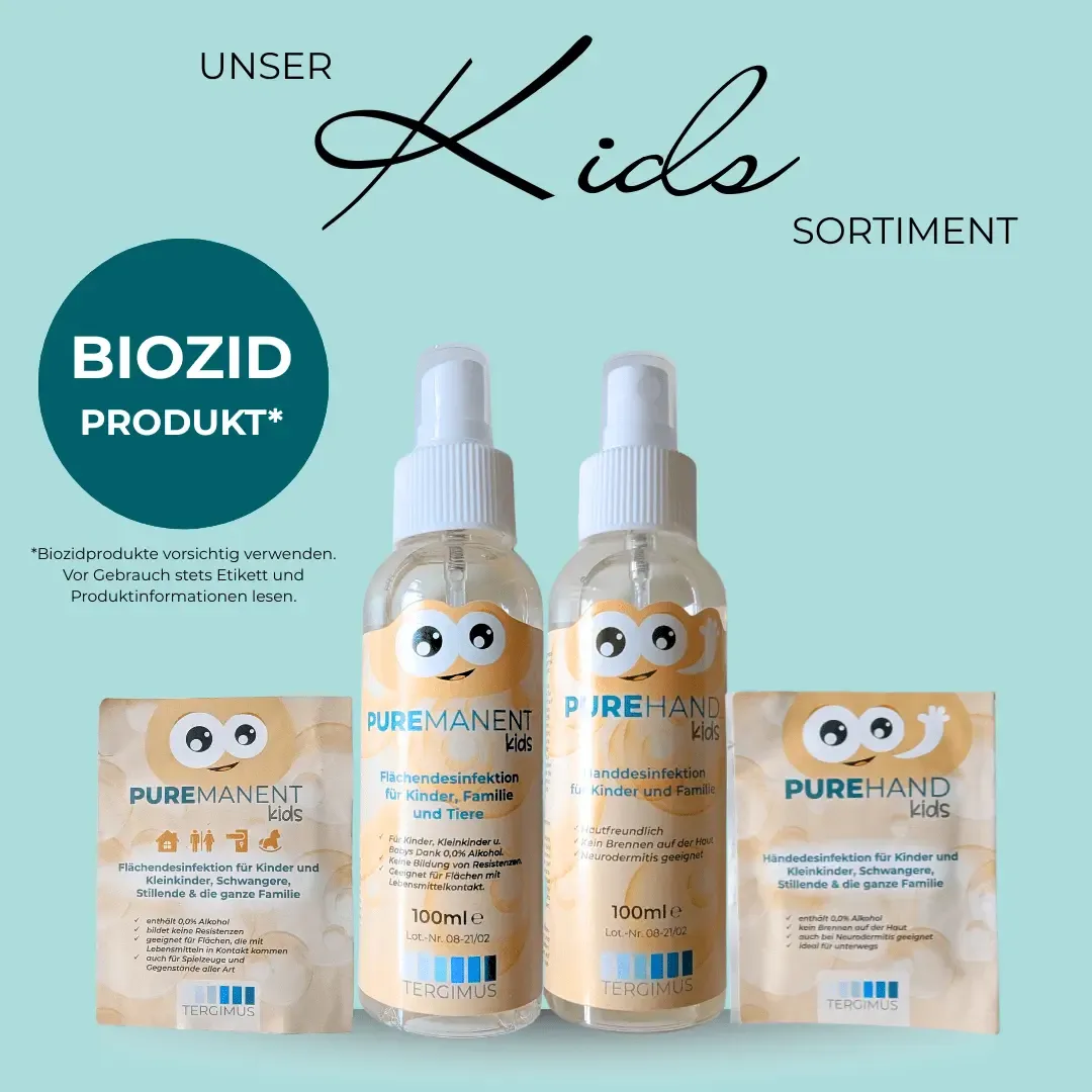 Purehand Kids Händedesinfektion 100 ml alkoholfrei
