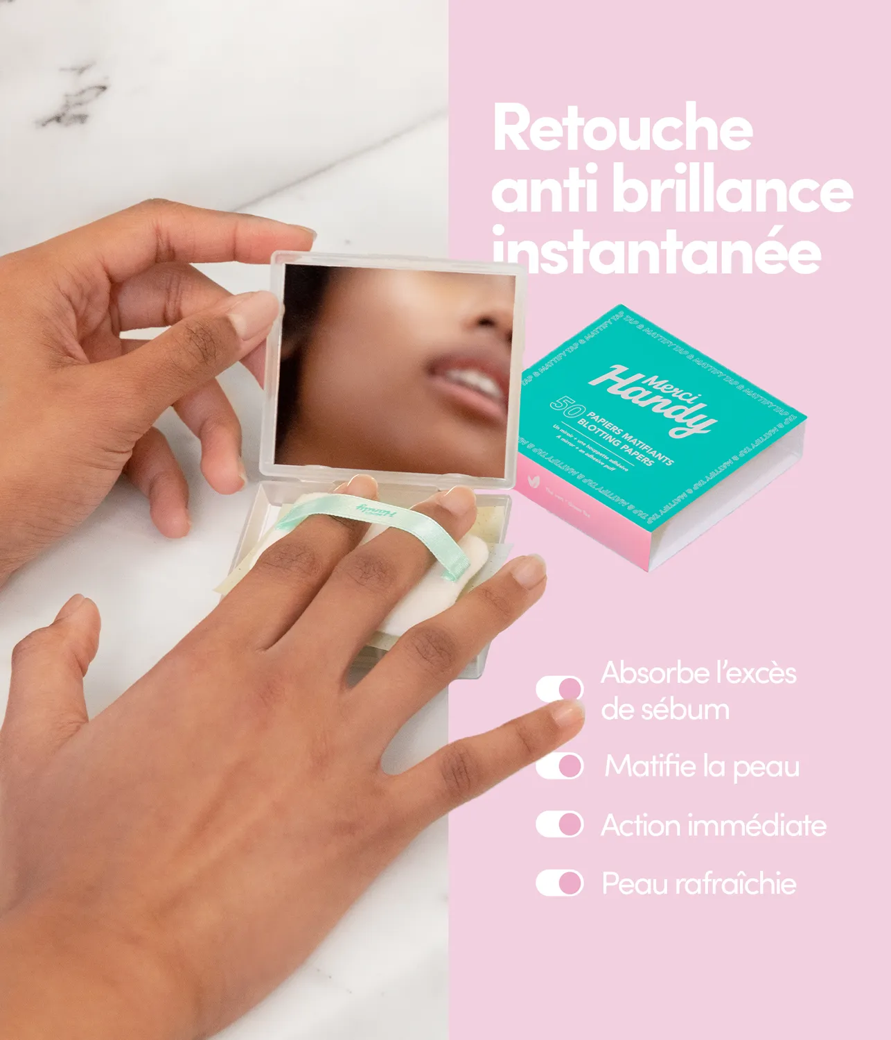 Merci Handy Routine Zéro Brillance Gesichtsset fettige Haut