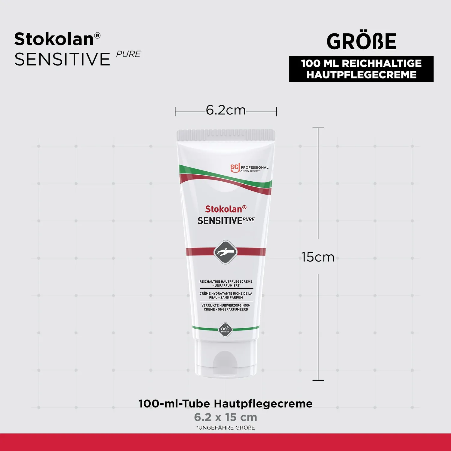 SC Johnson Stokolan Sensitive Pure Creme 100ml parfümfrei