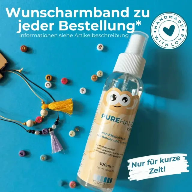 TERGIMUS PUREHAND Kids Händedesinfektion 100ml alkoholfrei