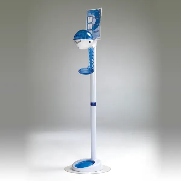 Germstar 32oz Spender Händedesinfektion Stand Weiß-Blau