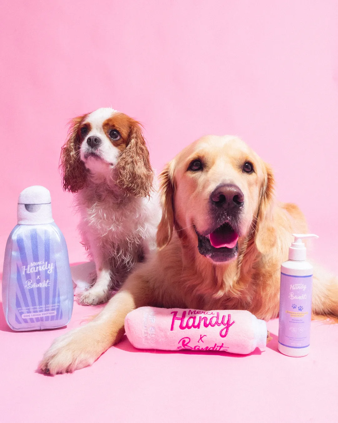Merci Handy Bandit Plüsch Hundespielzeug mit Quietscher