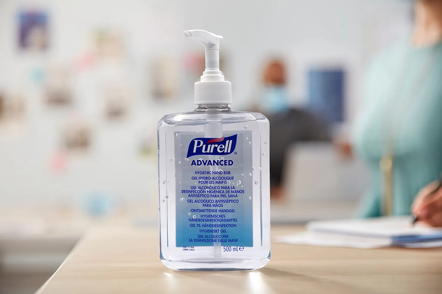 Purell Advanced Händedesinfektionsgel 500ml Pumpflasche unparfümiert