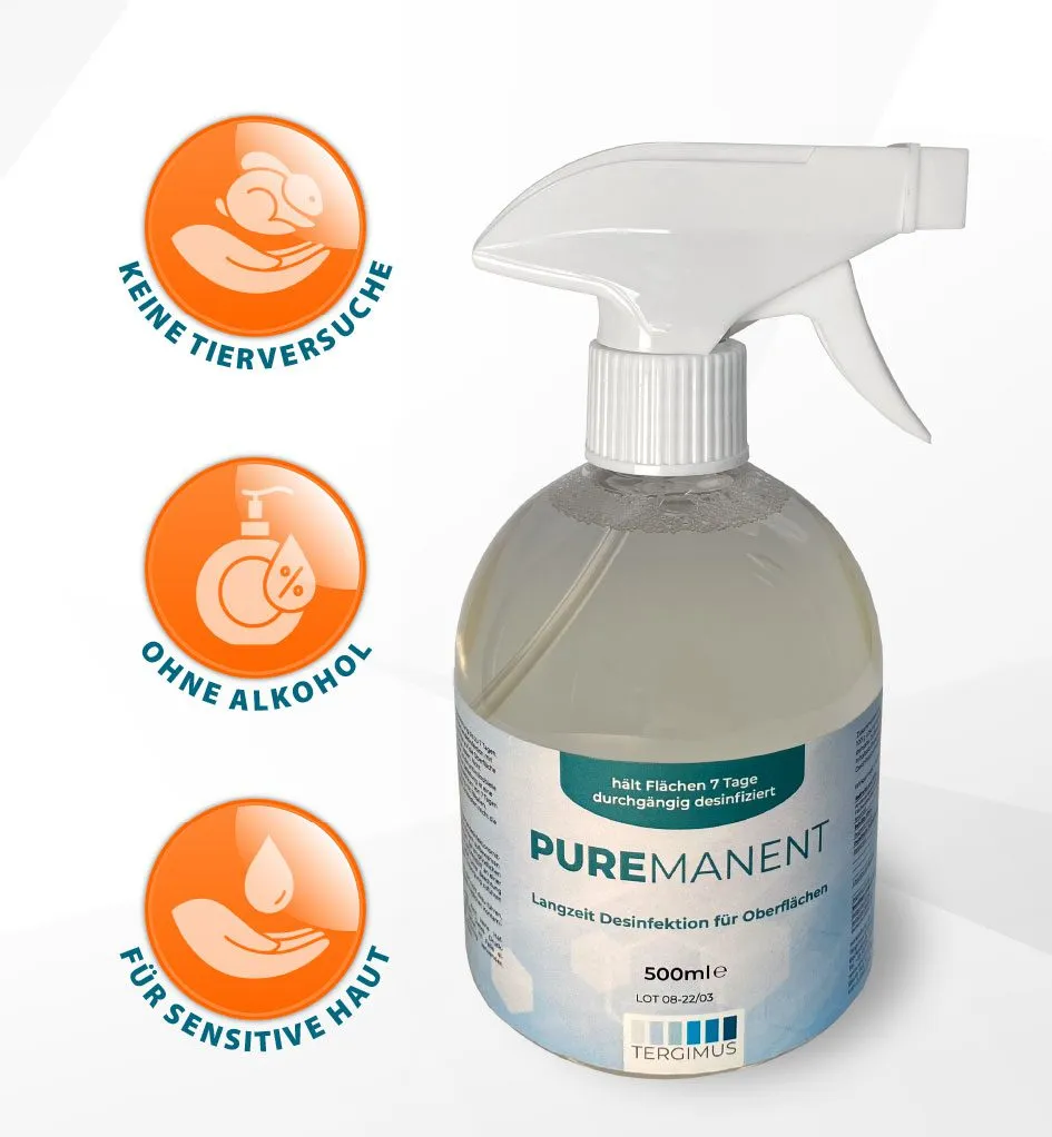 Puremanent Long Protect Flächendesinfektionsmittel 500 ml Langzeit