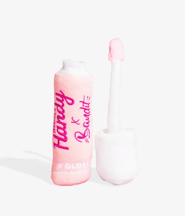 Merci Handy Peluche Lip Gloss x Bandit Hundespielzeug