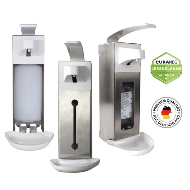 Euraneg SD6010 Armhebelspender Edelstahl für 500/1000ml