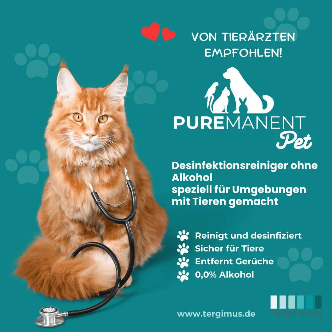 PUREMANENT Pet Desinfektionsreiniger tierfreundlich alkoholfrei