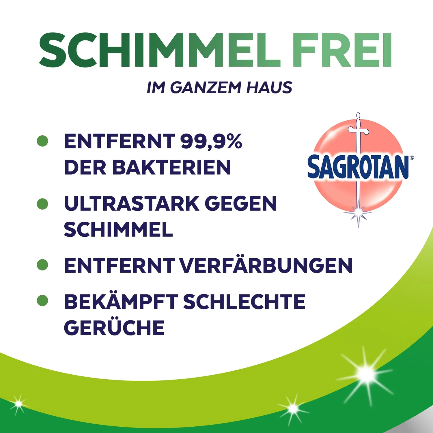 Sagrotan Schimmel Frei Schimmelentferner 750 ml mit Bleiche