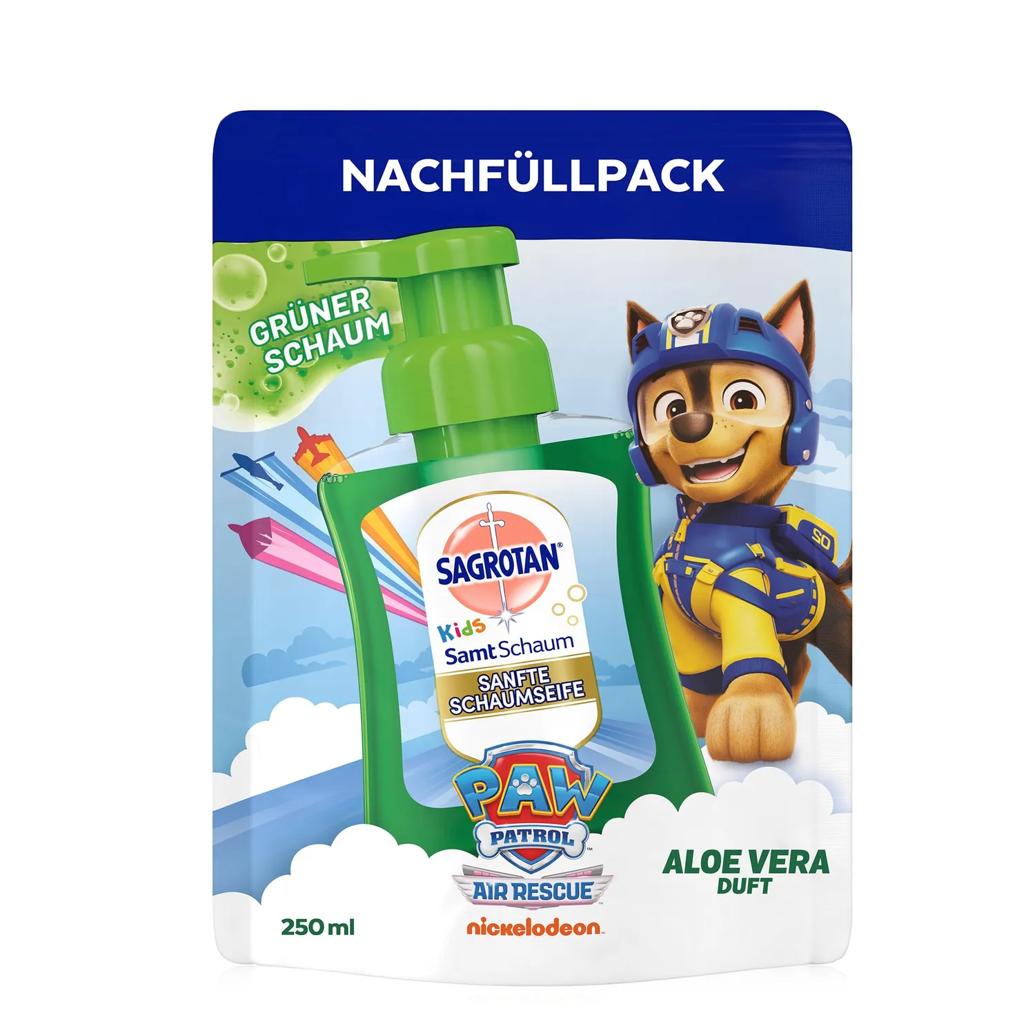 Sagrotan Kids Schaumseife Aloe Vera 8x250ml Paw Patrol