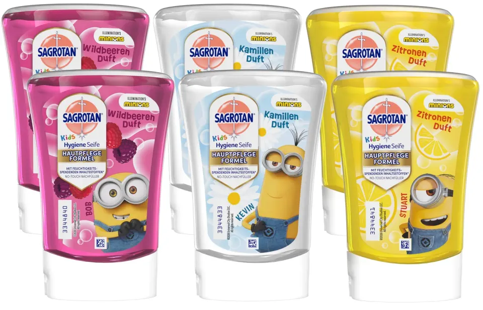 Sagrotan No-Touch Kids Nachfüllung 6x250ml Beere mild