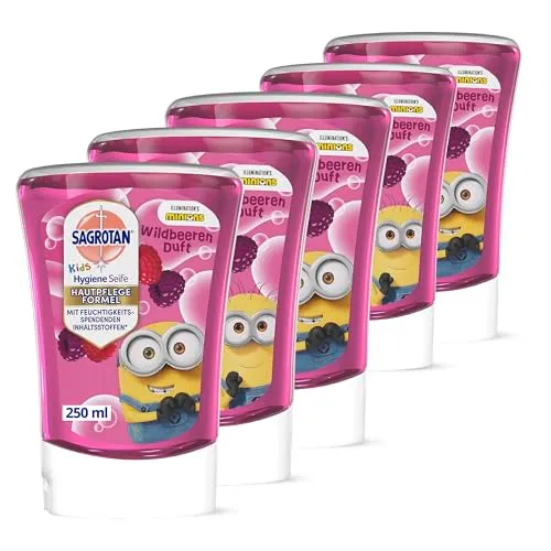 Sagrotan Kids No-Touch Nachfüller Wildbeere 5x250 ml Seife