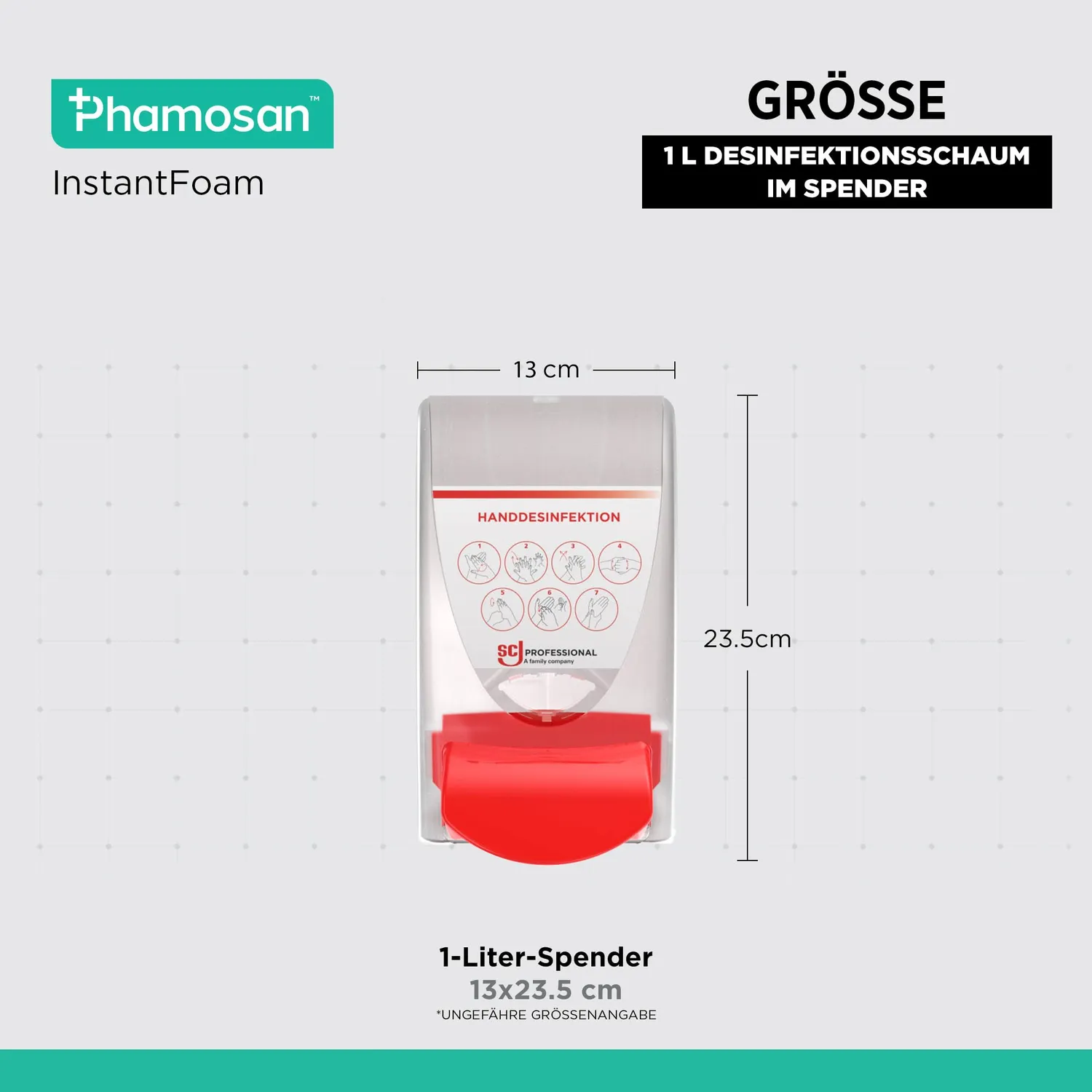 SC Johnson Proline Seven Circles Spender 1L Desinfektion