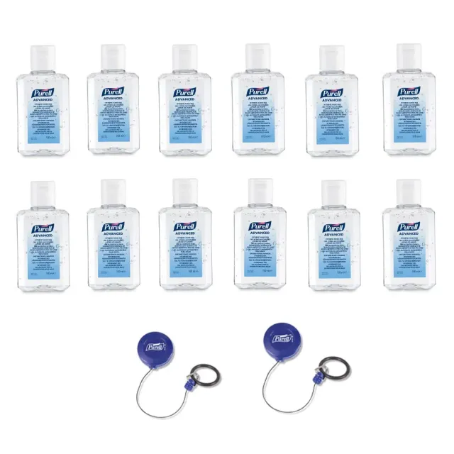 Purell Advanced Händedesinfektionsmittel 12x100 ml unparfümiert