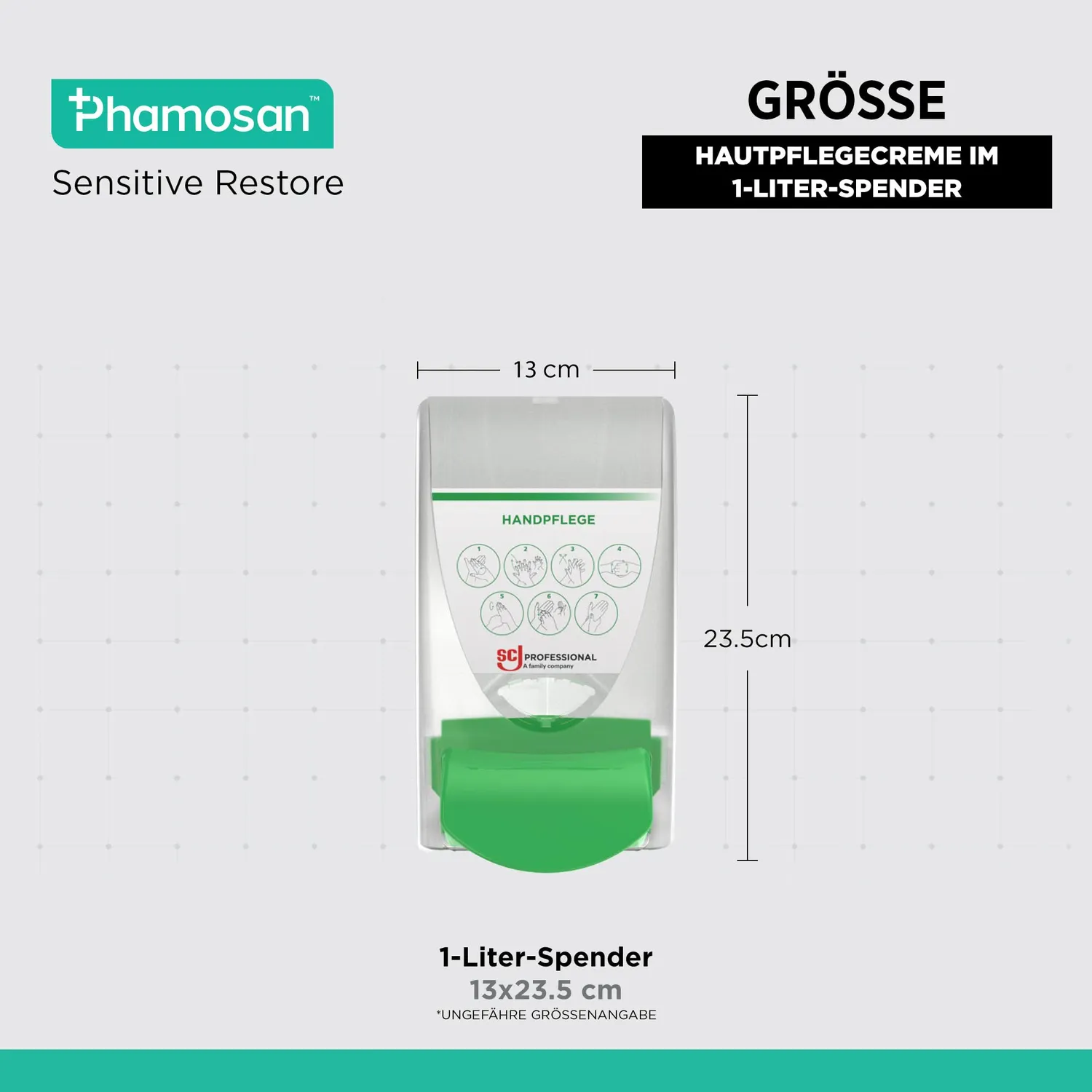 SC Johnson Professional Proline Seven Circles Handpflege Spender 1 L BioCote