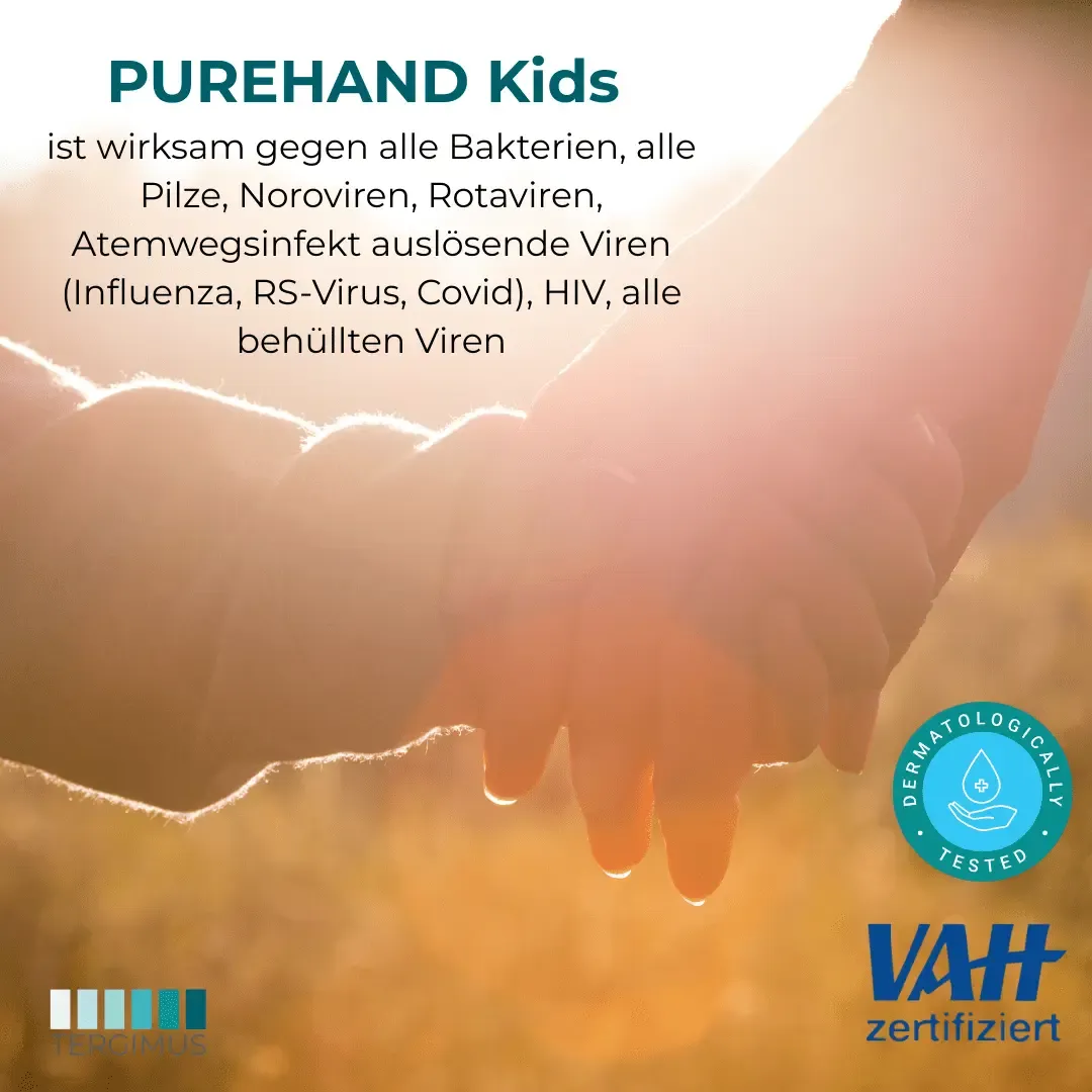 Purehand Kids Händedesinfektion 100 ml alkoholfrei