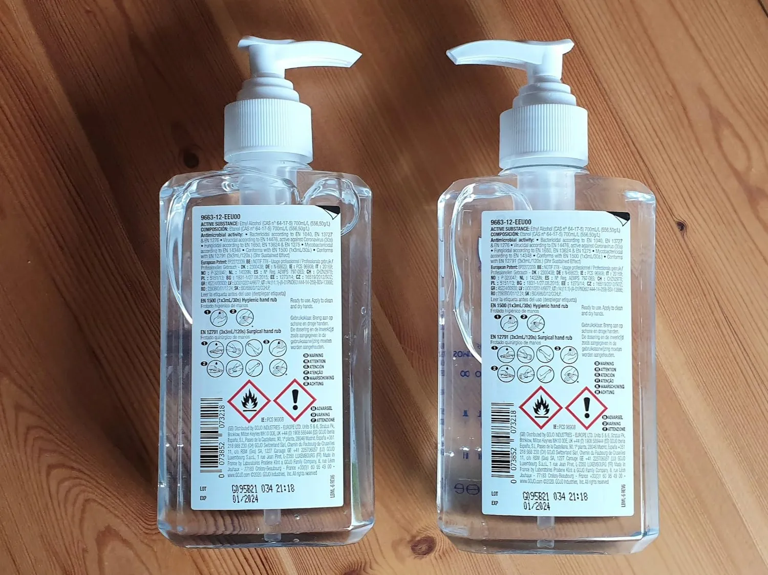 Purell Advanced Händedesinfektionsmittel 4x300ml unparfümiert