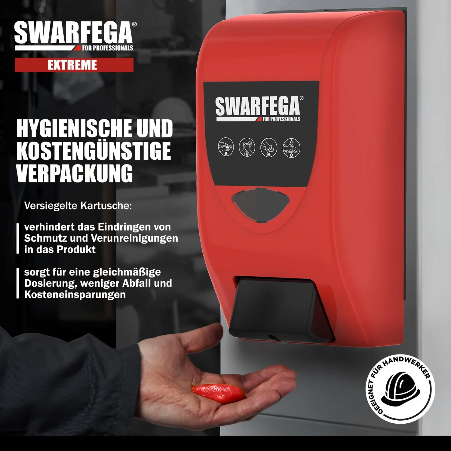SC Johnson Swarfega Extreme Handreiniger 4L Kartusche Teer