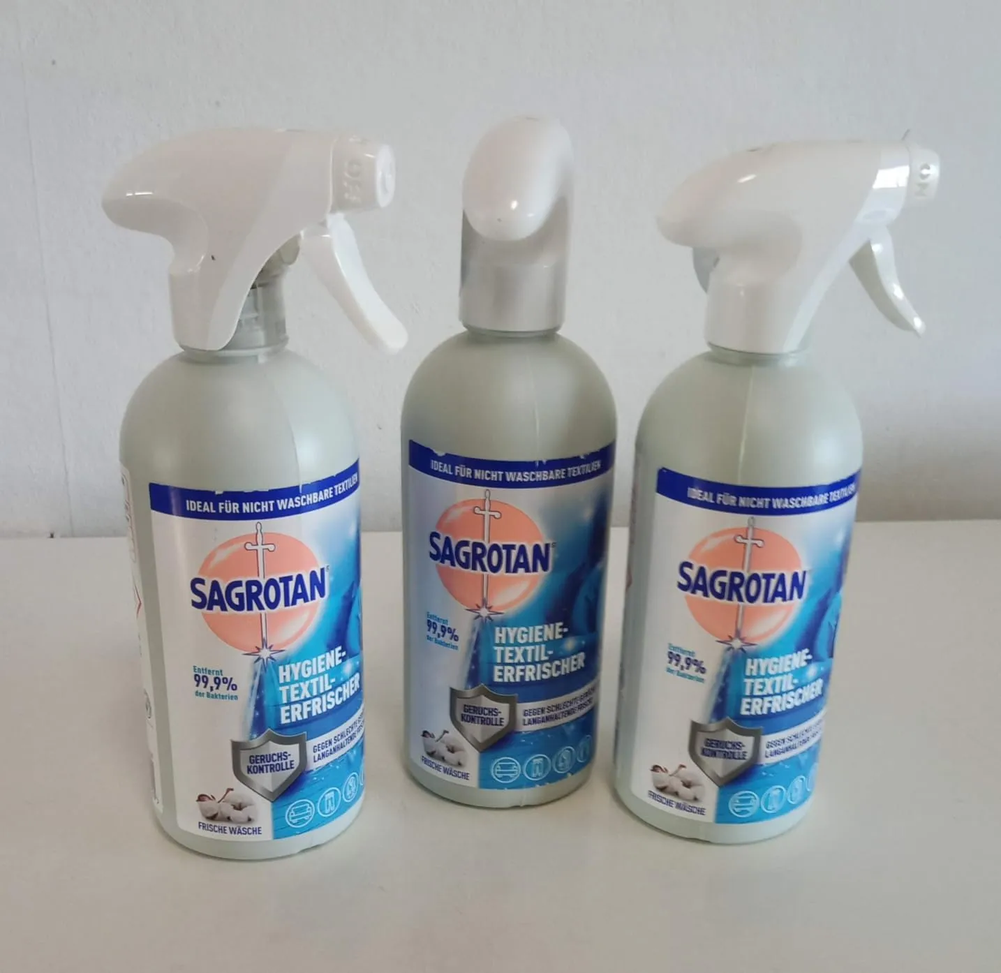 Sagrotan Frische Wäsche Textilerfrischer 3x500ml Geruchsneutral