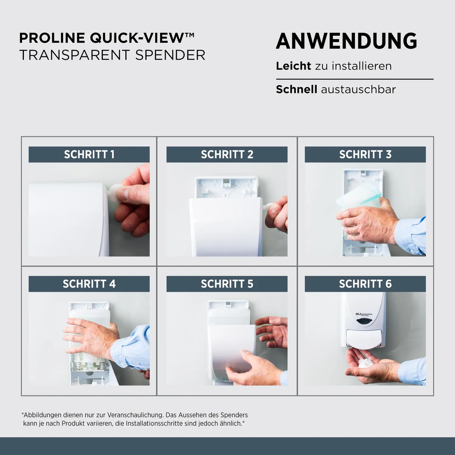 SC Johnson Refresh Quick-View Spender 1L weiß