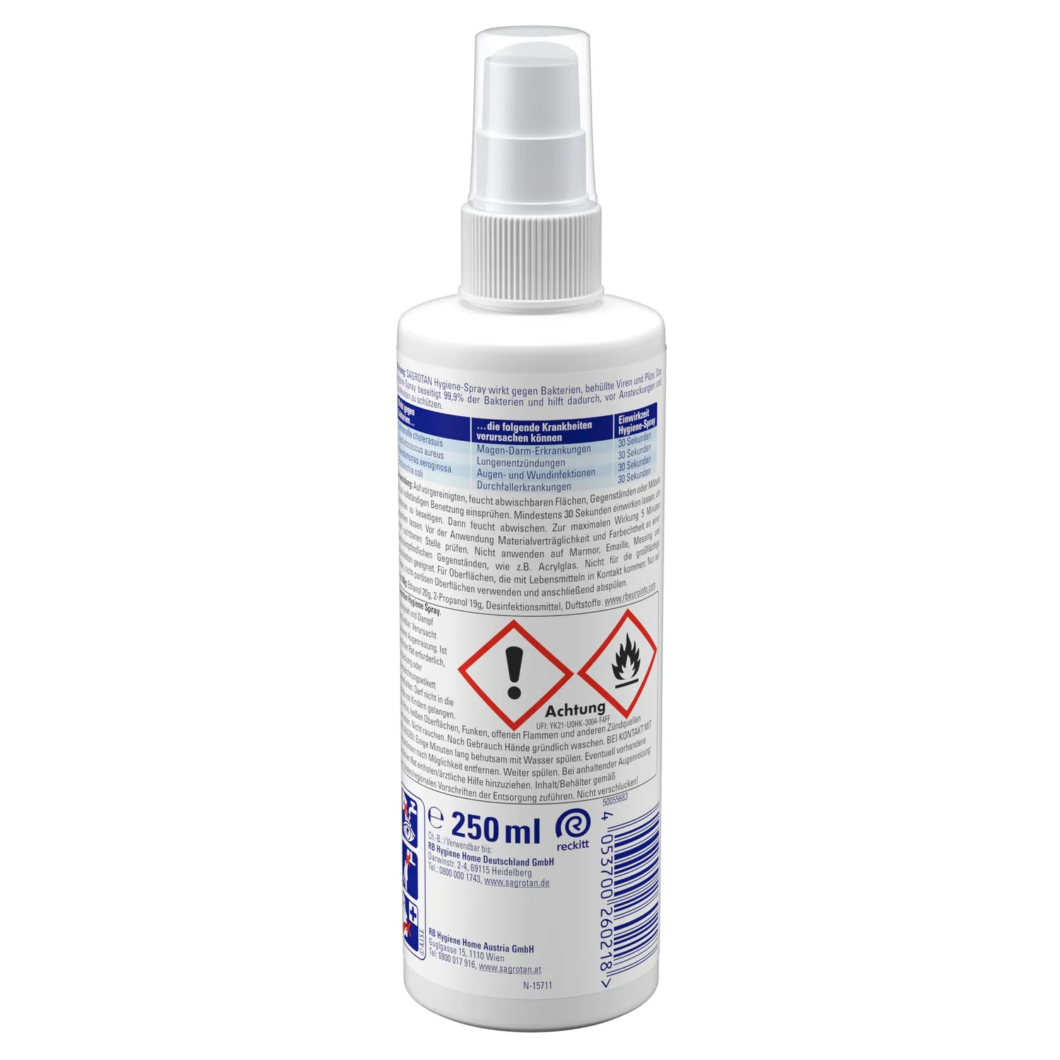 Sagrotan Hygiene Pumpspray 2x250ml gegen Bakterien Viren