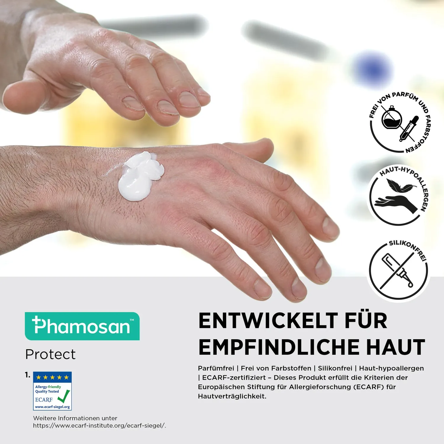 SC Johnson Stokoderm Phamosan Protect Creme 1 L parfümfrei